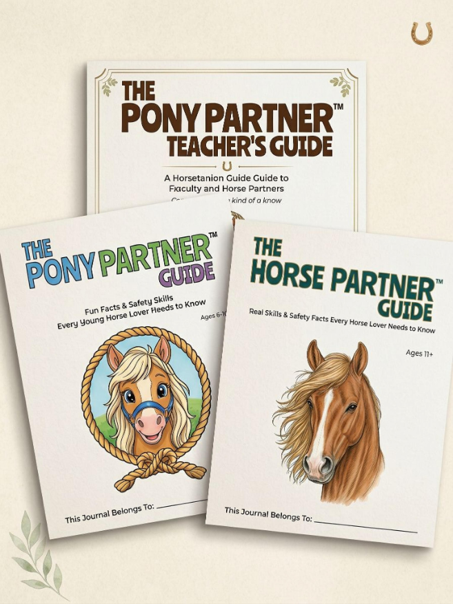 Image of the Pony & Horse Partner 3-Guides Bundle, includes Teacher's Guide.