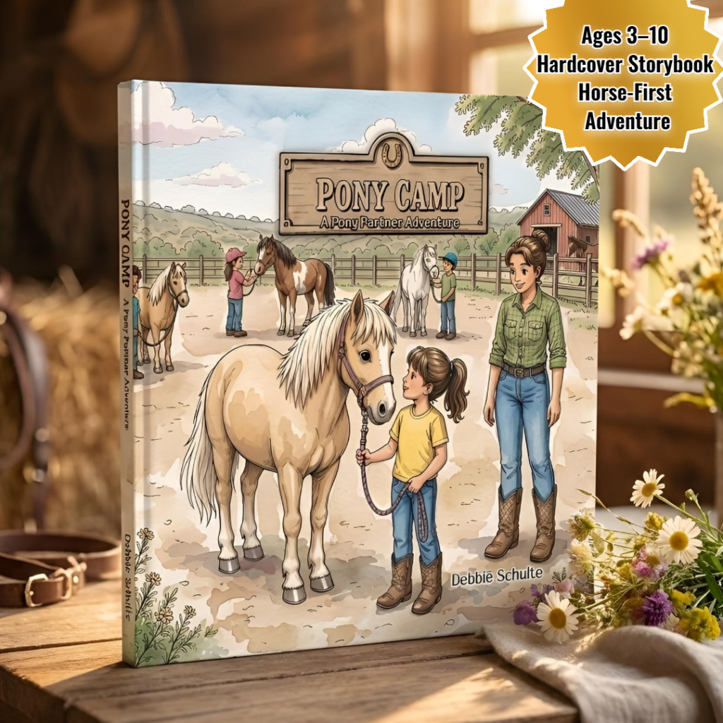 Image of Pony Camp Children's 24-page Hardcover Storybook.